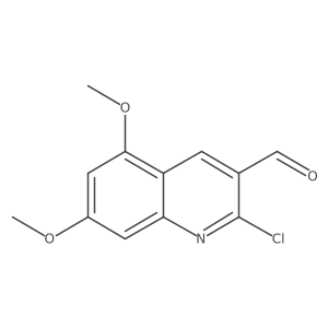 2-Chloro-5,7-dimethoxyquinoline-3-carbaldehyde结构式