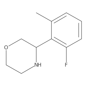 3-(2-Fluoro-6-methylphenyl)morpholine Structure
