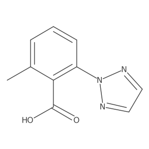 2-methyl-6-(2H-1,2,3-triazol-2-yl)benzoic acid结构式