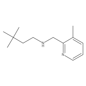 N-(3,3-dimethylbutyl)-3-methyl-2-pyridinemethanamine结构式
