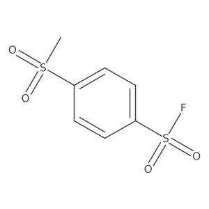 4-Methanesulfonylbenzene-1-sulfonyl fluoride Structure