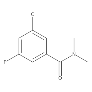 3-Chloro-5-fluoro-N,N-dimethylbenzamide Structure