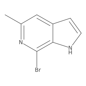7-Bromo-5-methyl-1H-pyrrolo[2,3-C]pyridine Structure