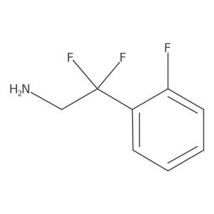 2,2-Difluoro-2-(2-fluorophenyl)-ethylamine Structure