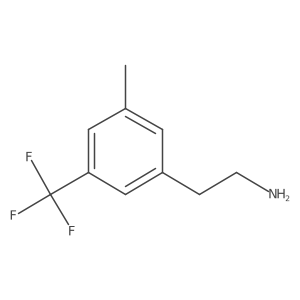 2-[3-Methyl-5-(trifluoromethyl)phenyl]ethanamine Structure