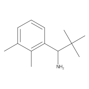 (S)-1-(2,3-Dimethylphenyl)-2,2-dimethylpropan-1-amine Structure