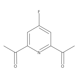 4-Fluoro-2,6-diacetylpyridine结构式