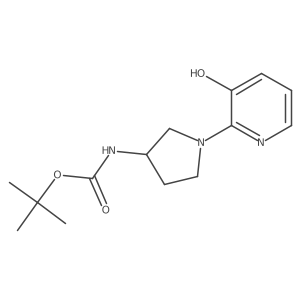 Tert-butyl (1-(3-hydroxypyridin-2-yl)pyrrolidin-3-yl)carbamate Structure