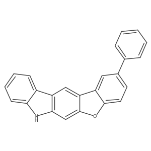 2-phenyl-7H-[1]benzofuro[2,3-b]carbazole结构式