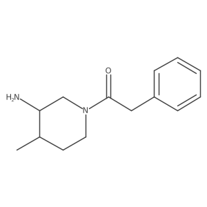 1-(3-Amino-4-methylpiperidin-1-yl)-2-phenylethan-1-one Structure
