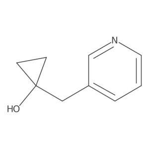 1-[(Pyridin-3-yl)methyl]cyclopropan-1-ol结构式