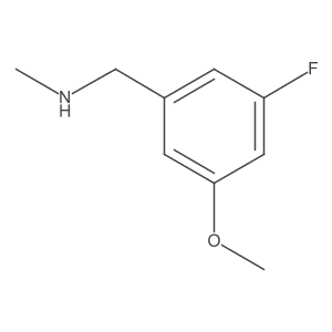 [(3-Fluoro-5-methoxyphenyl)methyl](methyl)amine结构式