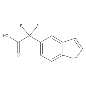 2-(1-Benzofuran-5-yl)-2,2-difluoroacetic acid Structure