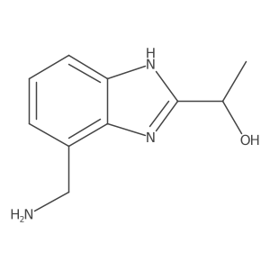 (S)-1-(7-(Aminomethyl)-1H-benzo[d]imidazol-2-yl)ethanol Structure