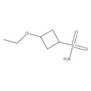 3-Ethoxycyclobutane-1-sulfonamide结构式