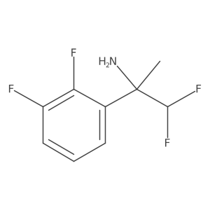 2-(2,3-Difluorophenyl)-1,1-difluoropropan-2-amine Structure