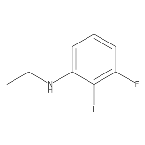 N-ethyl-3-fluoro-2-iodoaniline Structure