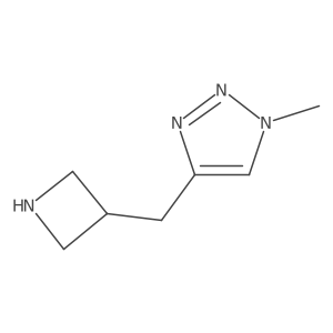 4-[(azetidin-3-yl)methyl]-1-methyl-1H-1,2,3-triazole Structure