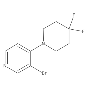 3-Bromo-4-(4,4-difluoropiperidin-1-yl)pyridine Structure