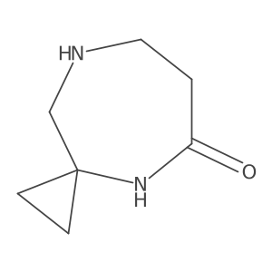 4,8-Diazaspiro[2.6]nonan-5-one Structure