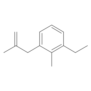 Benzene, 1-ethyl-2-methyl-3-(2-methyl-2-propen-1-yl)- Structure