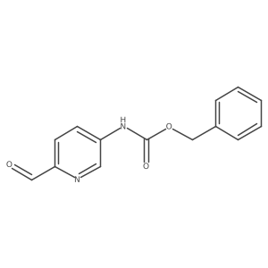benzyl N-(6-formylpyridin-3-yl)carbamate结构式