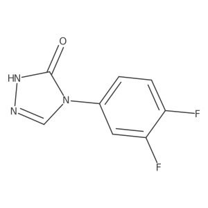 4-(3,4-Difluorophenyl)-1H-1,2,4-triazol-5(4H)-one Structure