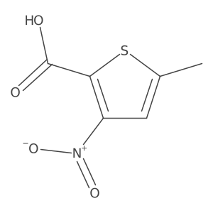5-Methyl-3-nitrothiophene-2-carboxylic acid Structure