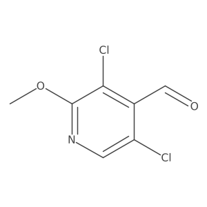 3,5-Dichloro-2-methoxyisonicotinaldehyde Structure