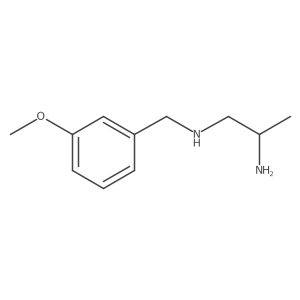 (2-Aminopropyl)[(3-methoxyphenyl)methyl]amine结构式