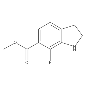 Methyl 7-fluoroindoline-6-carboxylate Structure