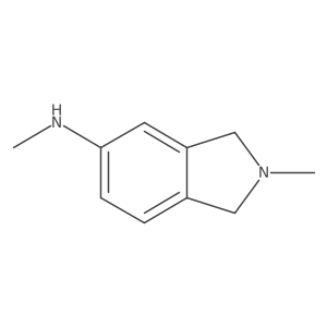 N,2-dimethyl-2,3-dihydro-1H-isoindol-5-amine结构式