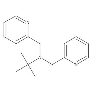 2-methyl-N,N-bis(pyridin-2-ylmethyl)propan-2-amine结构式