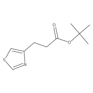 tert-Butyl3-(thiazol-4-yl)propanoate结构式