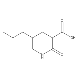 2-Oxo-5-propylpiperidine-3-carboxylic acid结构式