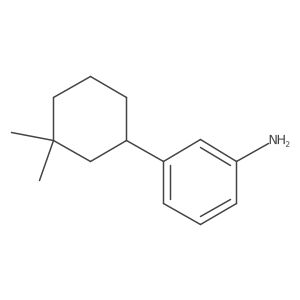 3-(3,3-Dimethylcyclohexyl)aniline结构式