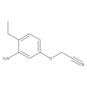 2-(3-Amino-4-ethylphenoxy)acetonitrile结构式