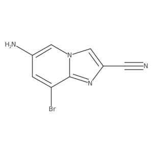 6-Amino-8-bromoimidazo[1,2-a]pyridine-2-carbonitrile Structure