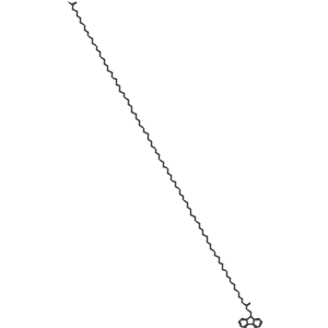 Fmoc-N-amido-peg28-acid结构式