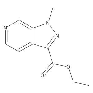 ethyl 1-methyl-1H-pyrazolo[3,4-c]pyridine-3-carboxylate结构式