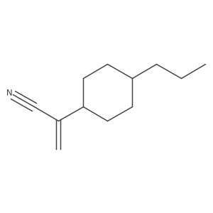 2-(4-Propylcyclohexyl)prop-2-enenitrile结构式