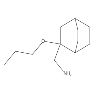 {2-Propoxybicyclo[2.2.2]octan-2-yl}methanamine结构式
