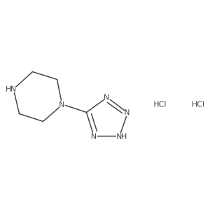1-(1H-1,2,3,4-tetrazol-5-yl)piperazine dihydrochloride Structure