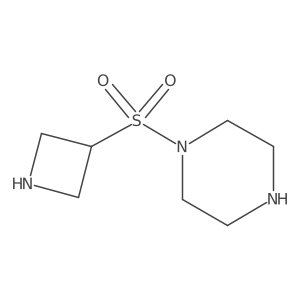 1-(Azetidine-3-sulfonyl)piperazine结构式