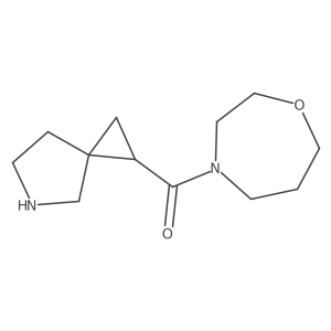 5-Azaspiro[2.4]heptan-2-yl(1,4-oxazepan-4-yl)methanone Structure