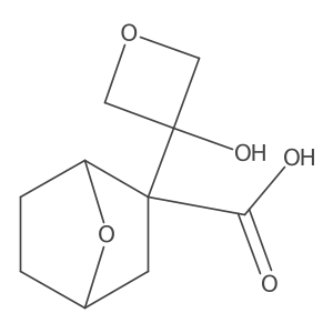 2-(3-Hydroxyoxetan-3-yl)-7-oxabicyclo[2.2.1]heptane-2-carboxylic acid Structure