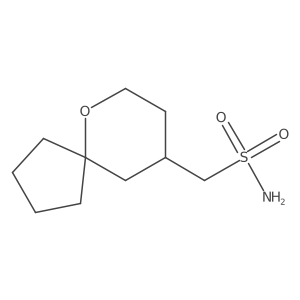 6-Oxaspiro[4.5]decan-9-ylmethanesulfonamide结构式