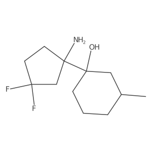 1-(1-Amino-3,3-difluorocyclopentyl)-3-methylcyclohexan-1-ol Structure