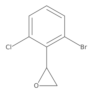 (2R)-2-(2-bromo-6-chlorophenyl)oxirane Structure