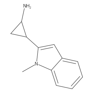 2-(1-methyl-1H-indol-2-yl)cyclopropan-1-amine Structure